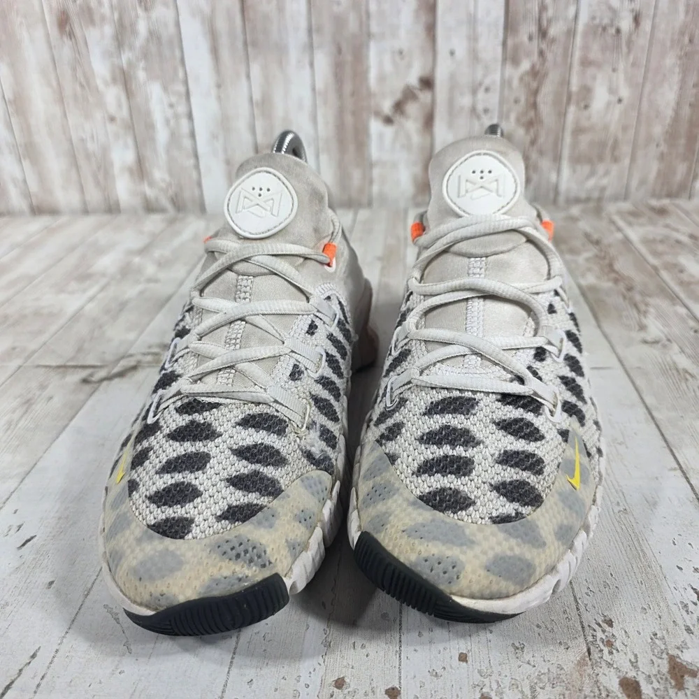 Nike Free Metcon 4 Women 7 Leopard Print Training Shoes Desert Sand DJ4310-074